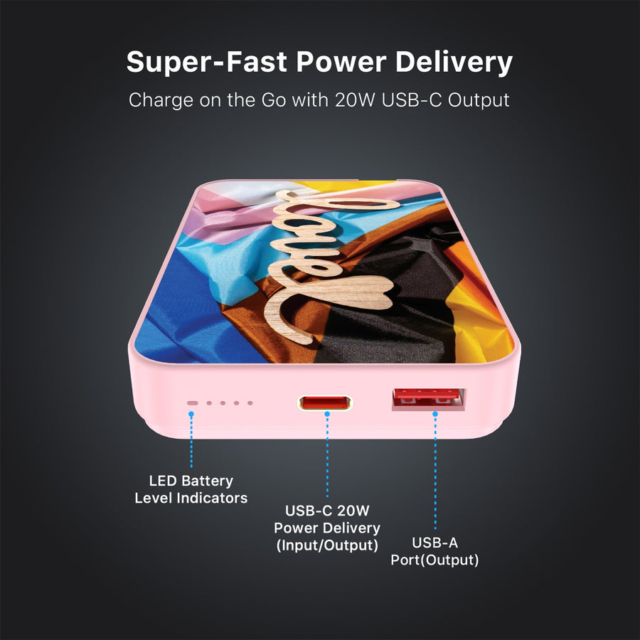 MyBat Design Lab 10000mAh Magnetic Wireless Power Bank - Pink - Love is Love - MPBBAT143-PK-037-7.jpg