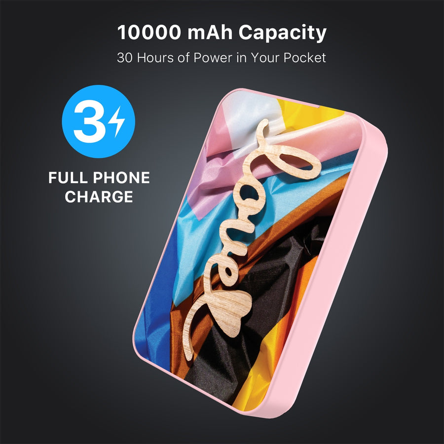 MyBat Design Lab 10000mAh Magnetic Wireless Power Bank - Pink - Love is Love - MPBBAT143-PK-037-8.jpg