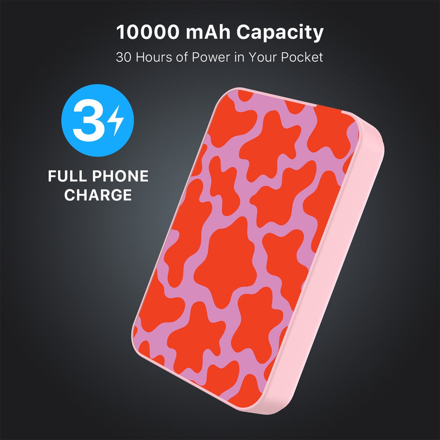 MyBat Design Lab 10000mAh Magnetic Wireless Power Bank - Pink - Pink Retro Splashes - MPBBAT143-PK-094-8.jpg