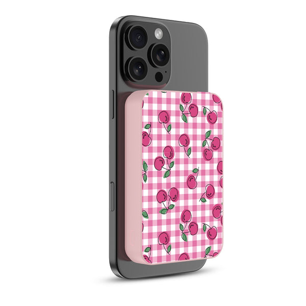 MyBat Design Lab 10000mAh Magnetic Wireless Power Bank - Pink - Pink Cherries - MPBBAT143-PK-100-2.jpg