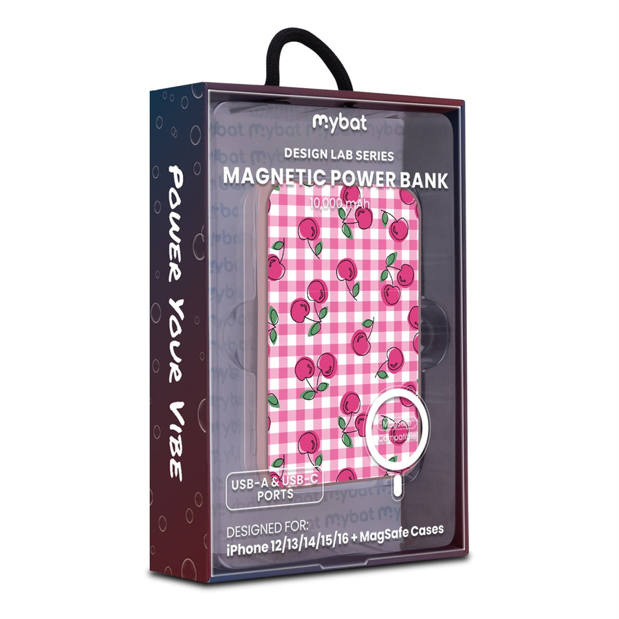 MyBat Design Lab 10000mAh Magnetic Wireless Power Bank - Pink - Pink Cherries - MPBBAT143-PK-100-9.jpg