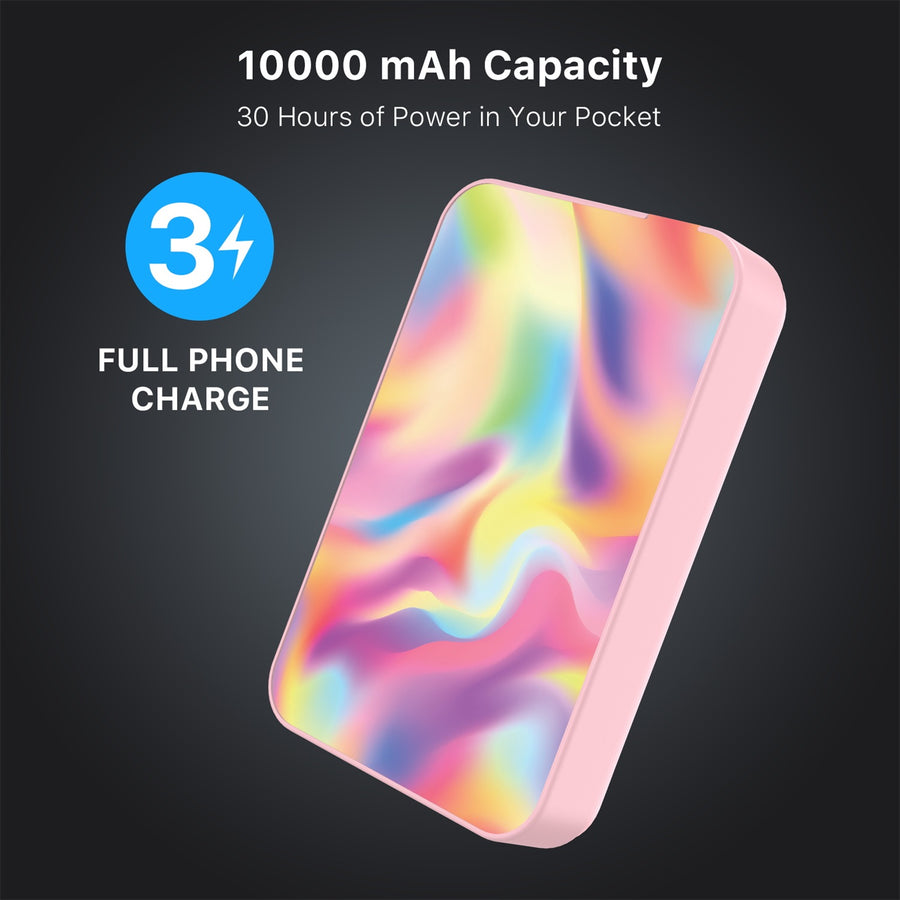 MyBat Design Lab 10000mAh Magnetic Wireless Power Bank - Pink - Iridescent - MPBBAT143-PK-101-8.jpg