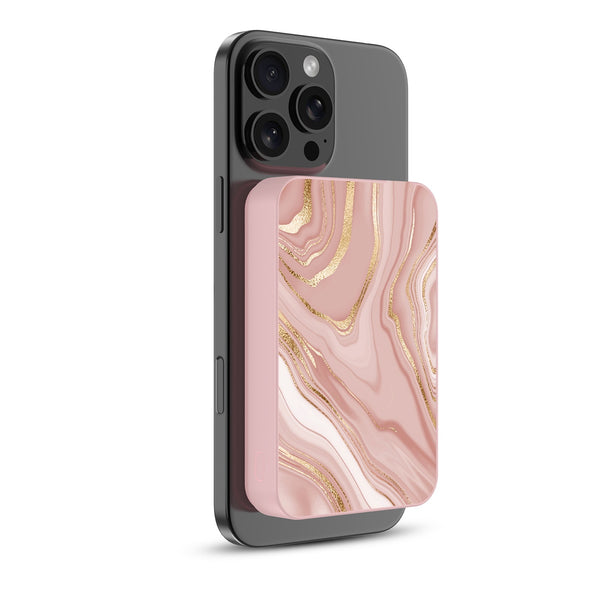 MyBat Design Lab 10000mAh Magnetic Wireless Power Bank - Pink - Pink Marble - MPBBAT143-PK-107-2.jpg