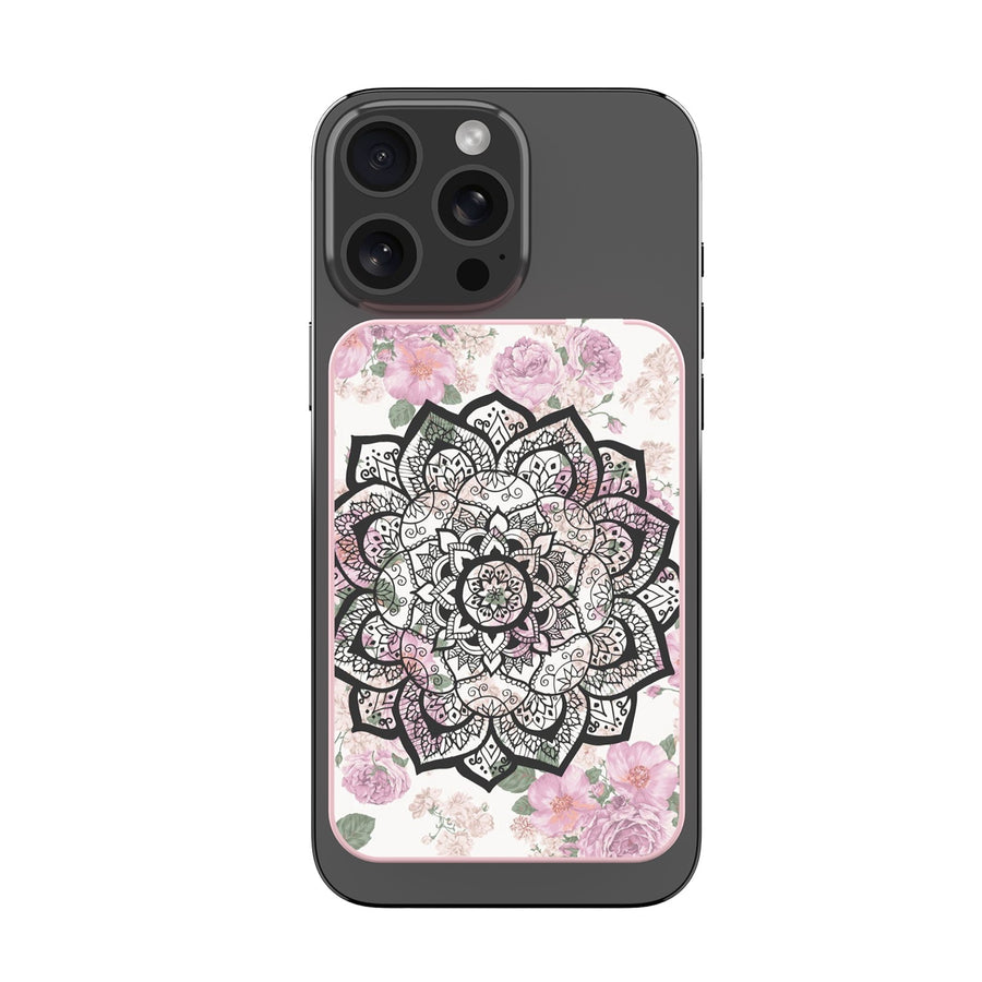 MyBat Design Lab 10000mAh Magnetic Wireless Power Bank - Pink - Mandala - MPBBAT143-PK-113-3.jpg