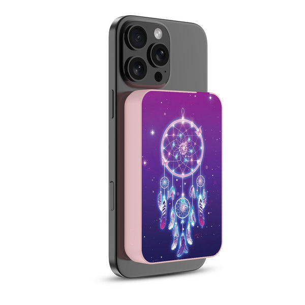 MyBat Design Lab 10000mAh Magnetic Wireless Power Bank - Pink - Neon Dreamcatcher - MPBBAT143-PK-114-2.jpg
