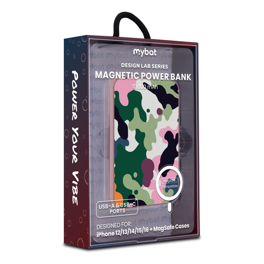 MyBat Design Lab 10000mAh Magnetic Wireless Power Bank - Pink - Multicolor Camouflage - MPBBAT143-PK-121-9.jpg