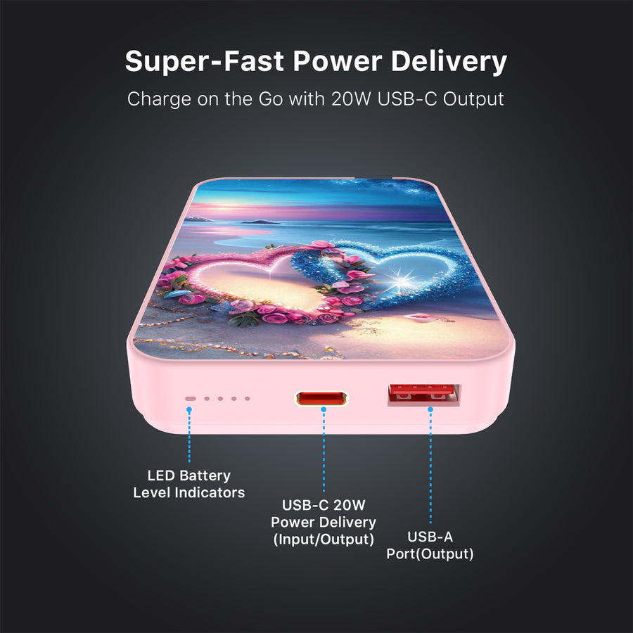 MyBat Design Lab 10000mAh Magnetic Wireless Power Bank - Pink - Heart and Soul - MPBBAT143-PK-176-7.jpg