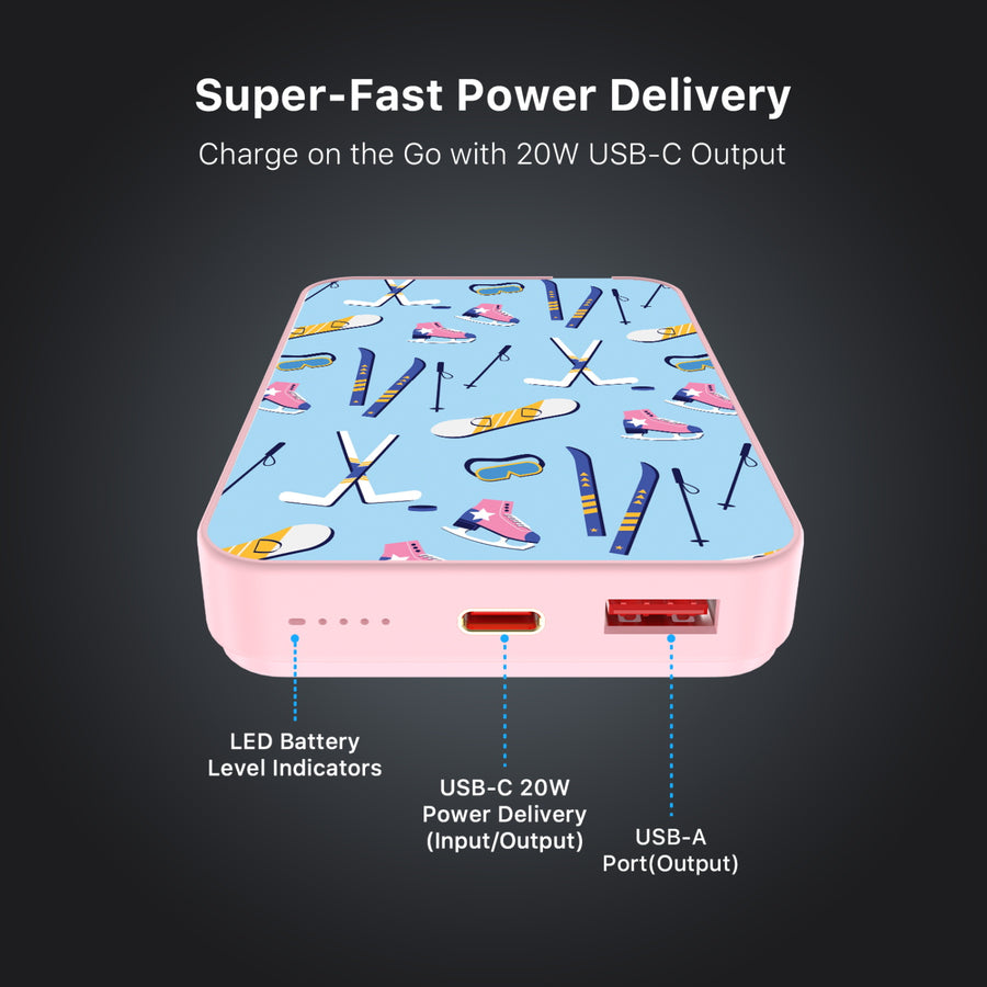 MyBat Design Lab 10000mAh Magnetic Wireless Power Bank - Pink - Winter Games - MPBBAT143-PK-322-7.jpg