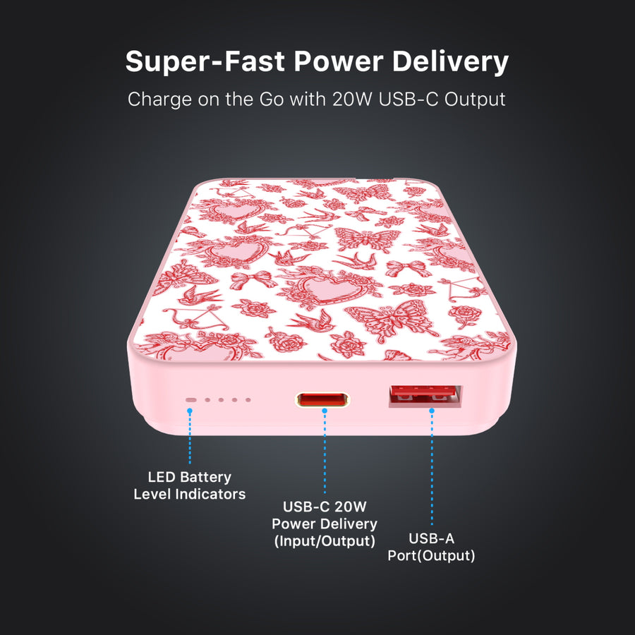 MyBat Design Lab 10000mAh Magnetic Wireless Power Bank - Pink - Sending Love - MPBBAT143-PK-332-7.jpg