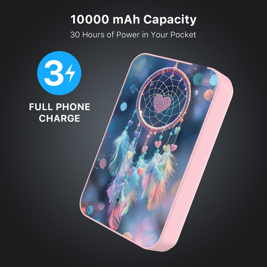 MyBat Design Lab 10000mAh Magnetic Wireless Power Bank - Pink - Pastel Dreamcatcher - MPBBAT143-PK-376-8.jpg