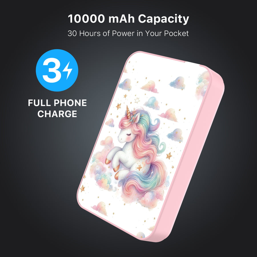 MyBat Design Lab 10000mAh Magnetic Wireless Power Bank - Pink - Rainbow Unicorn - MPBBAT143-PK-392-8.jpg