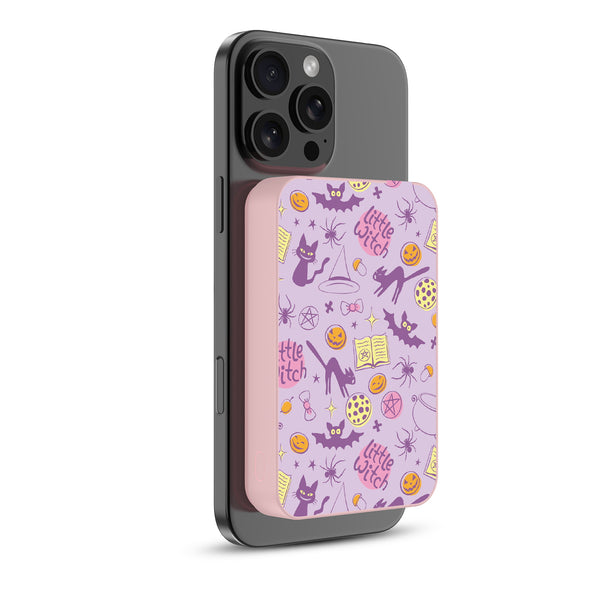 MyBat Design Lab 10000mAh Magnetic Wireless Power Bank - Pink - Little Witch - MPBBAT143-PK-413-2.jpg