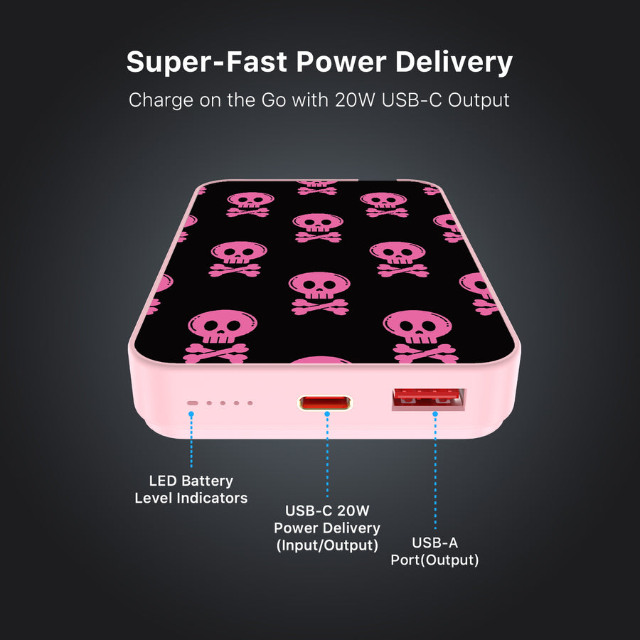 MyBat Design Lab 10000mAh Magnetic Wireless Power Bank - Pink - Pretty Poison - MPBBAT143-PK-416-7.jpg