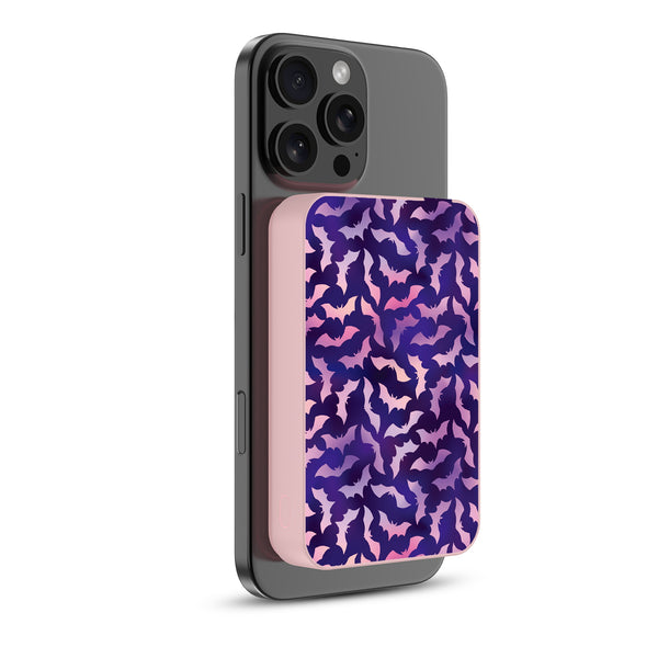 MyBat Design Lab 10000mAh Magnetic Wireless Power Bank - Pink - Twilight Bats - MPBBAT143-PK-422-2.jpg