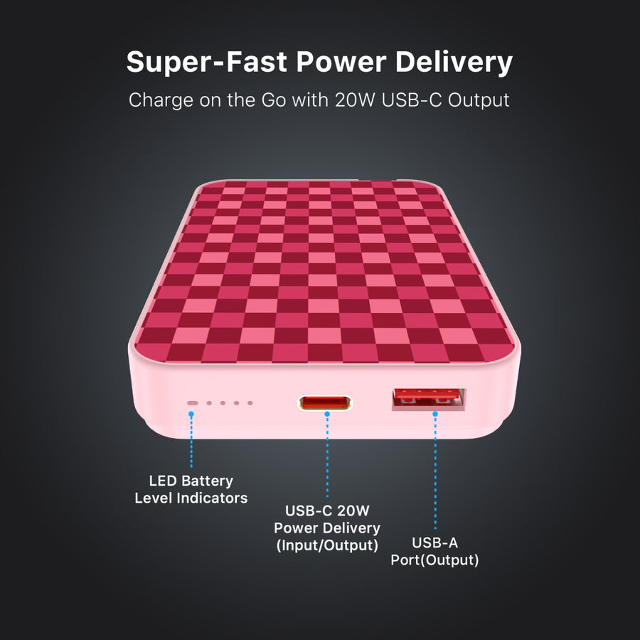 MyBat Design Lab 10000mAh Magnetic Wireless Power Bank - Pink - Raspberry Check - MPBBAT143-PK-481-7.jpg