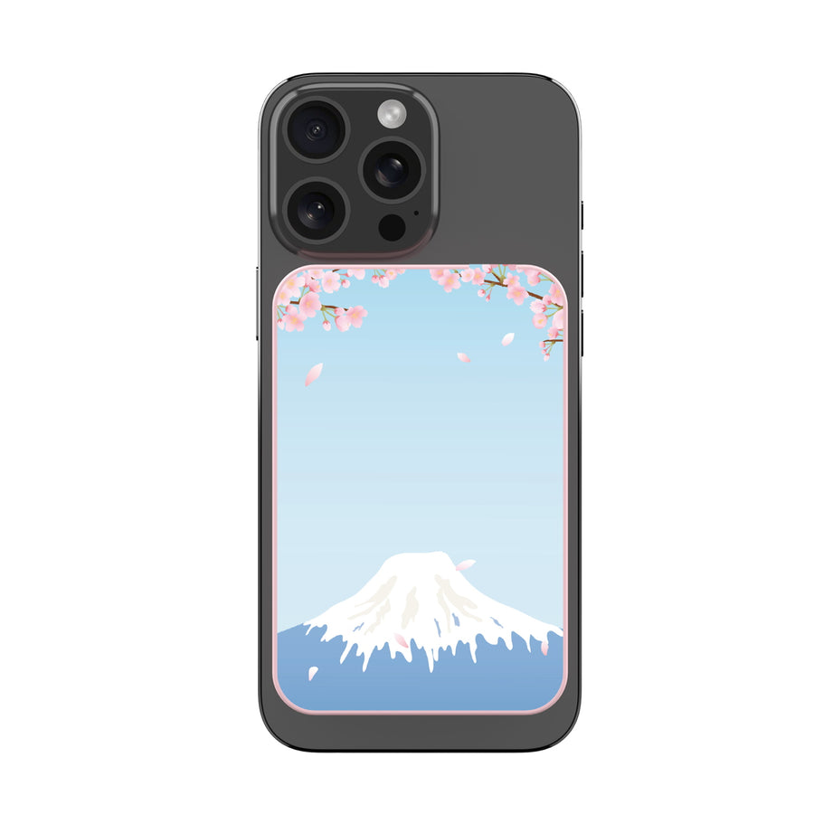 MyBat Design Lab 10000mAh Magnetic Wireless Power Bank - Pink - Fuji Blossoms - MPBBAT143-PK-492-3.jpg