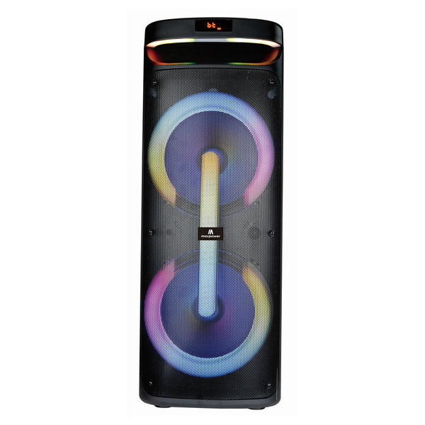 MaxPower Party Box 10" Bluetooth Speaker with LED Lights - Black - MPD1010B-PARTYBOX-10-1.jpg