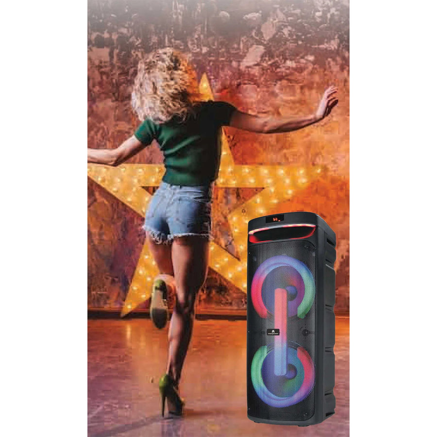 MaxPower Party Box 10" Bluetooth Speaker with LED Lights - Black - MPD1010B-PARTYBOX-10-3.jpg