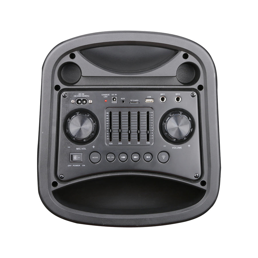MaxPower Party Box 10" Bluetooth Speaker with LED Lights - Black - MPD1010B-PARTYBOX-10-6.jpg
