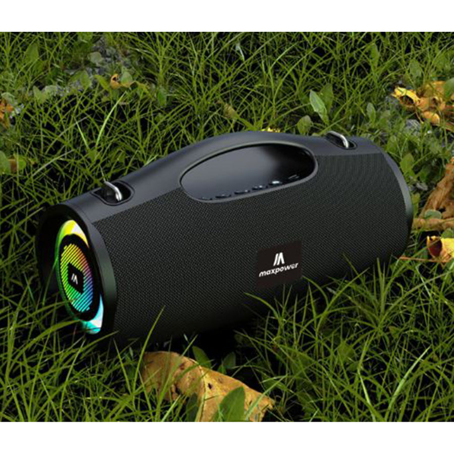 MaxPower Ultra Pro M2 Portable Bluetooth Speaker with LED Lights & Shoulder Strap - Black - MPD437-BK-6.jpg