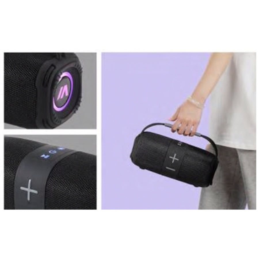 MaxPower Pulse M1 Portable Bluetooth Speaker with Built-in Handle - Black - MPD668-BK-4.jpg