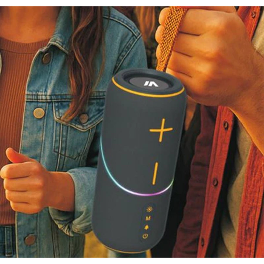 MaxPower Pulse Xtreme Water-Resistant Portable Bluetooth Speaker with LED Lights - Black - MPD672-BK-2.jpg