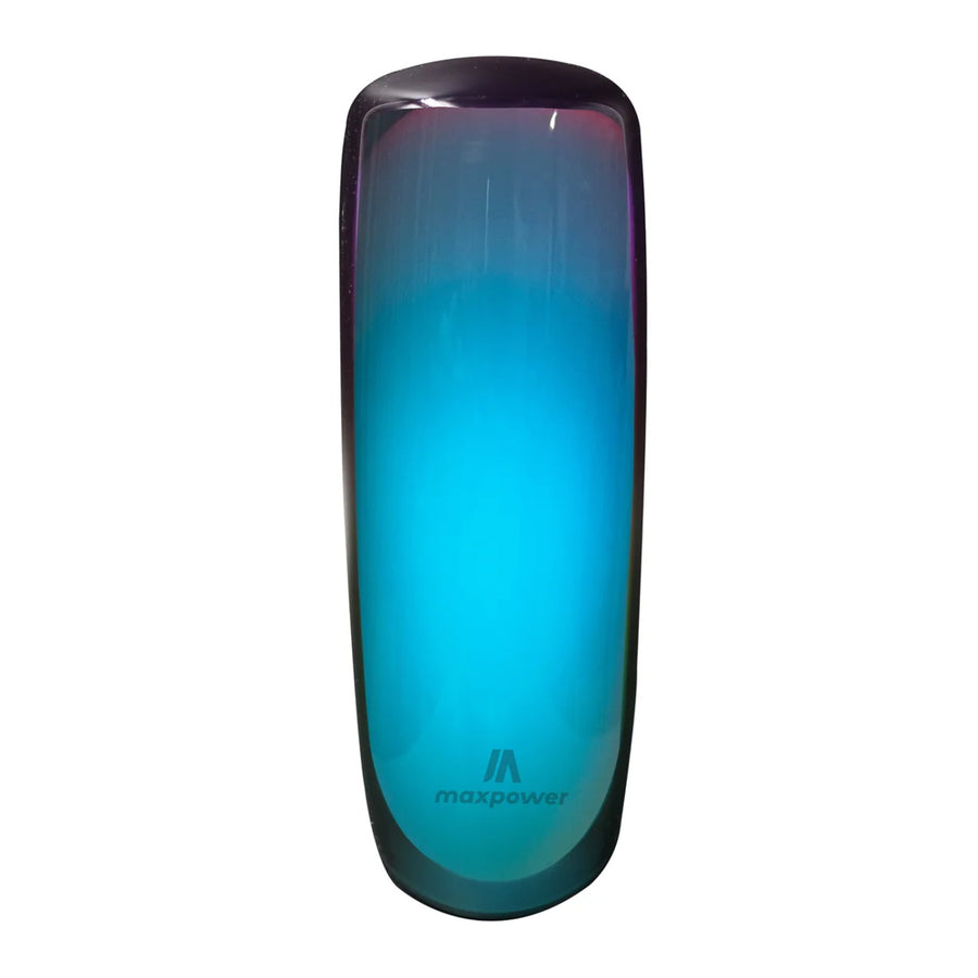 MaxPower Beat Glow Portable Bluetooth Speaker with Water Resistance, Different LED Lights, and Dust Proof - Black - MPD675BK-BEAT-GLOW-5.jpg