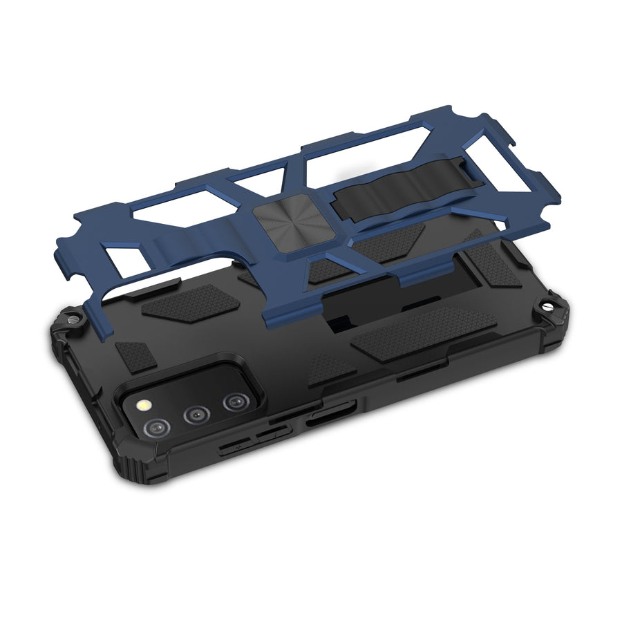 MyBat Sturdy Hybrid Protector Cover (with Stand) for Samsung Galaxy A037U / Galaxy A03s - Ink Blue / Black - MSA037UCSFSSS002-8.jpg