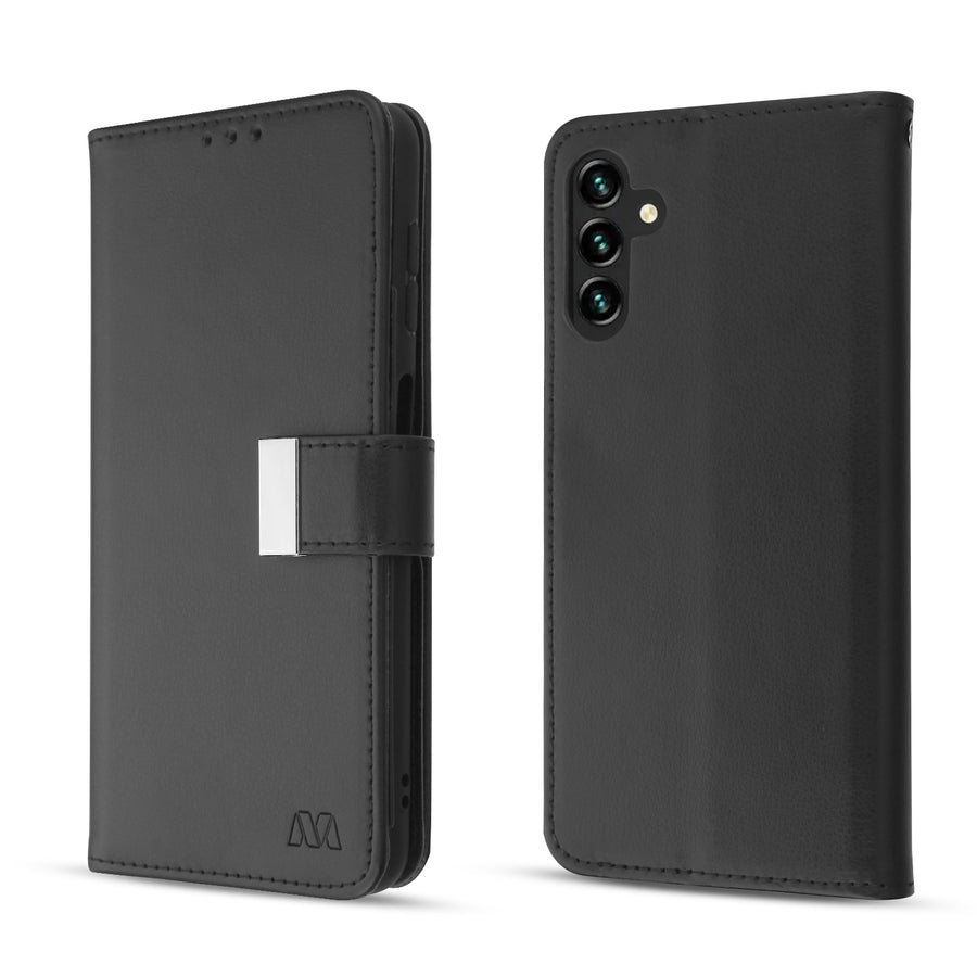 MyBat MyJacket Wallet Xtra Series for Samsung Galaxy A13 5G - Black / Black - MSA13PCMJG031-6.jpg