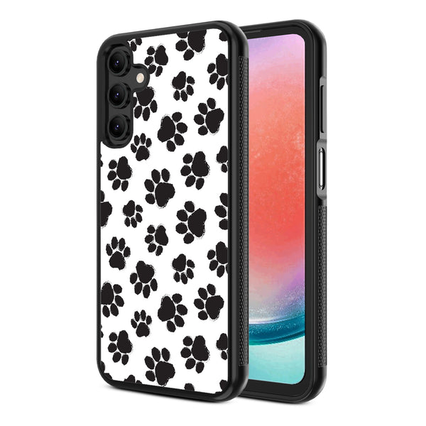 MyBat Design Lab Series Case for Samsung Galaxy A15 5G - Black Paw Prints - MSA155GCSLESM002-2.jpg