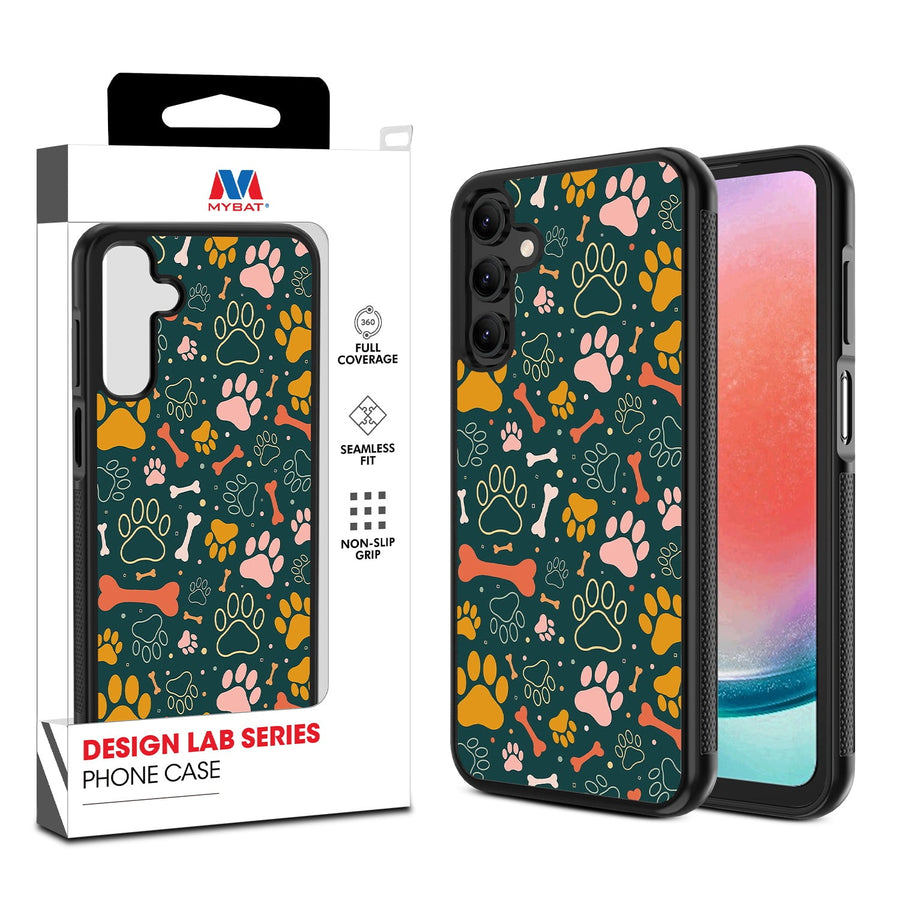 MyBat Design Lab Series Case for Samsung Galaxy A15 5G - Paw Prints & Bones