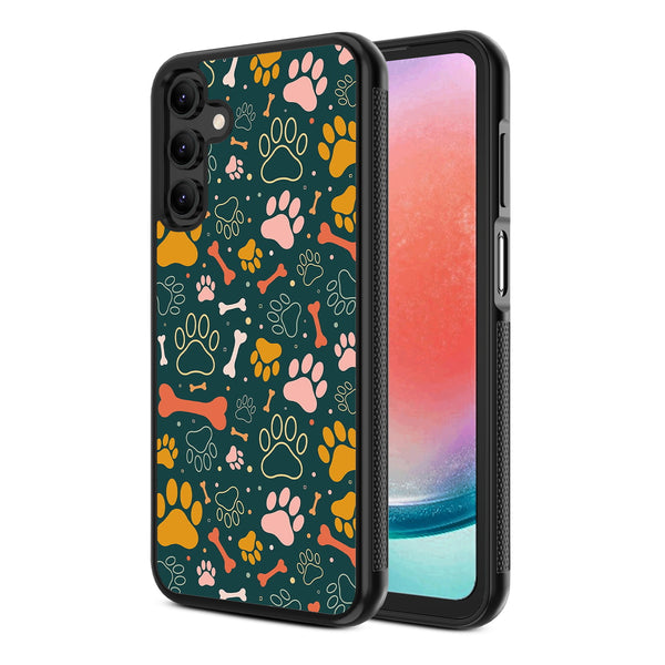 MyBat Design Lab Series Case for Samsung Galaxy A15 5G - Paw Prints & Bones - MSA155GCSLESM003-2.jpg