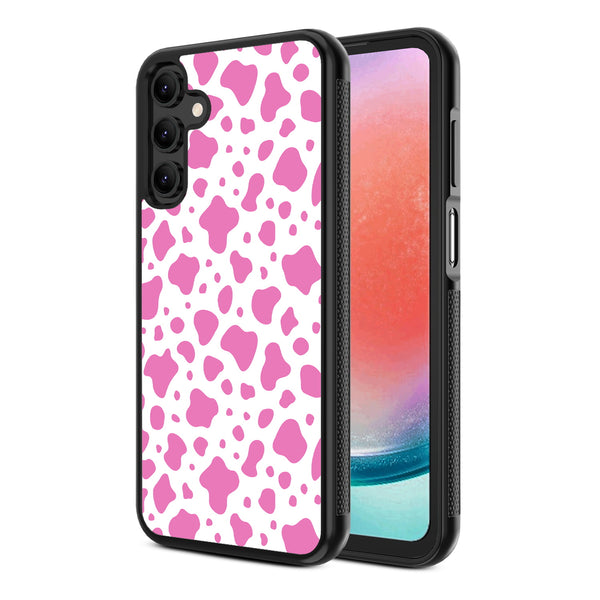 MyBat Design Lab Series Case for Samsung Galaxy A15 5G - Pink Cow Print - MSA155GCSLESM015-2.jpg