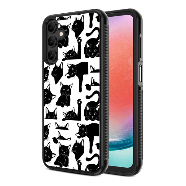 MyBat Design Lab Series Case for Samsung Galaxy A15 5G - Black Cats - MSA155GCSLESM017-2.jpg