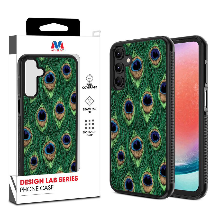 MyBat Design Lab Series Case for Samsung Galaxy A15 5G - Peacock Feathers - MSA155GCSLESM018-1.jpg