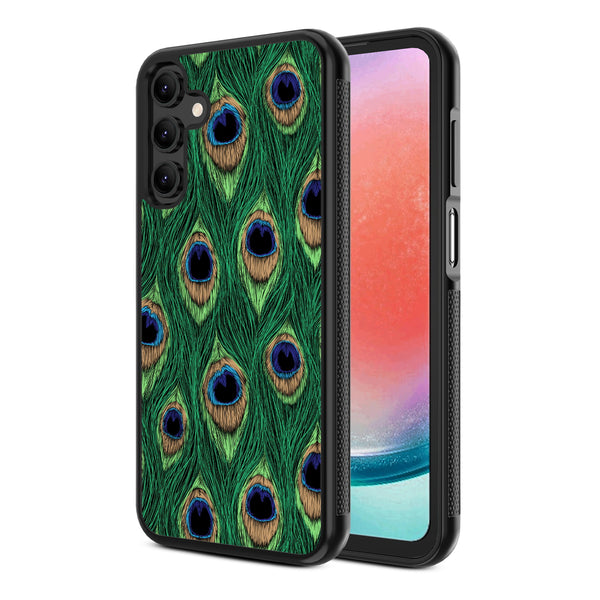 MyBat Design Lab Series Case for Samsung Galaxy A15 5G - Peacock Feathers - MSA155GCSLESM018-2.jpg