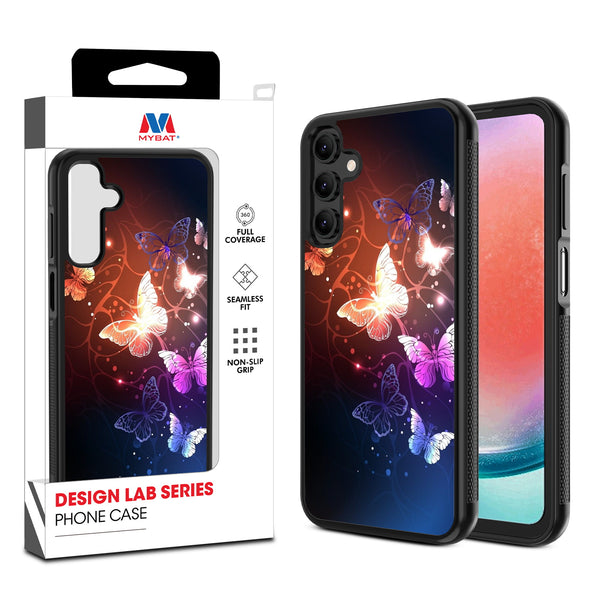 MyBat Design Lab Series Case for Samsung Galaxy A15 5G - Neon Butterflies - MSA155GCSLESM022-1.jpg