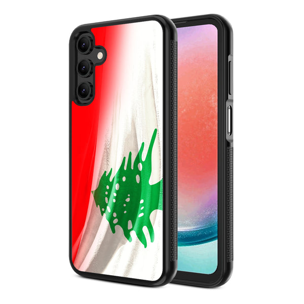 MyBat Design Lab Series Case for Samsung Galaxy A15 5G - Lebanese Flag - MSA155GCSLESM033-2.jpg