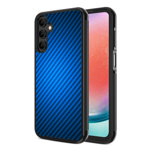 MyBat Design Lab Series Case for Samsung Galaxy A15 5G - Blue Carbon Fiber - MSA155GCSLESM084-2.jpg