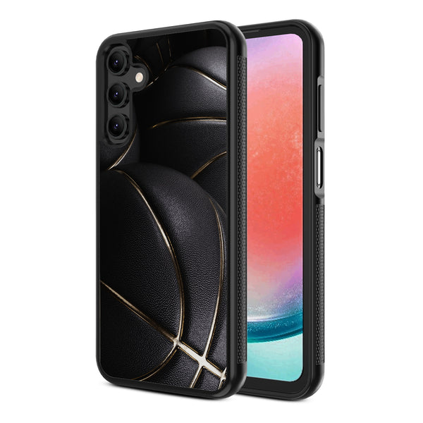 MyBat Design Lab Series Case for Samsung Galaxy A15 5G - Black Basketballs - MSA155GCSLESM090-2.jpg