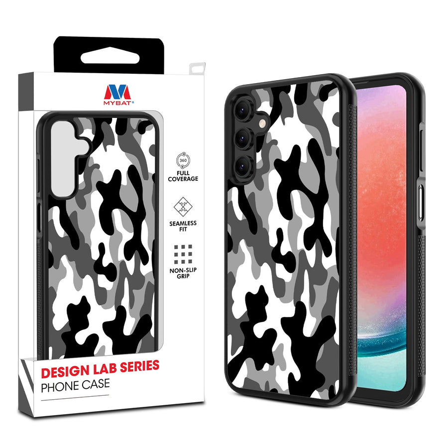 MyBat Design Lab Series Case for Samsung Galaxy A15 5G - Black & White Camouflage