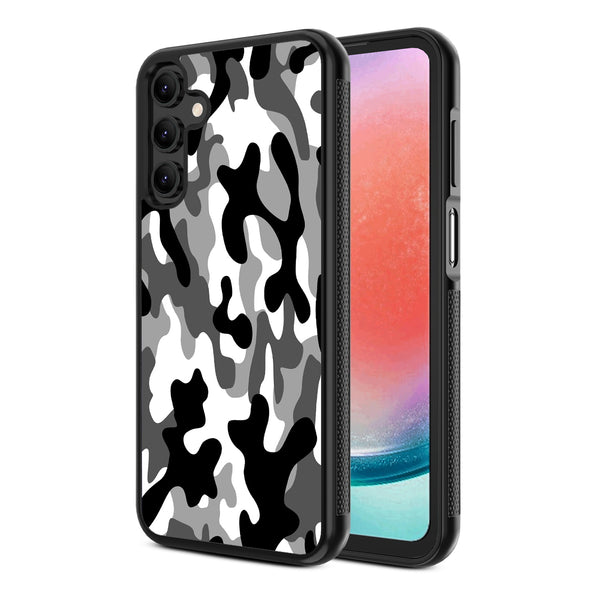 MyBat Design Lab Series Case for Samsung Galaxy A15 5G - Black & White Camouflage - MSA155GCSLESM122-2.jpg