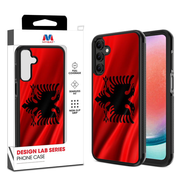 MyBat Design Lab Series Case for Samsung Galaxy A15 5G - Albania Flag - MSA155GCSLESM140-1.jpg