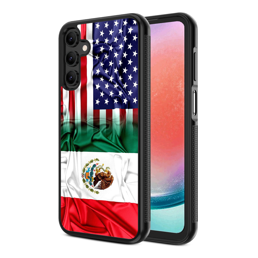 MyBat Design Lab Series Case for Samsung Galaxy A15 5G – Mexican-American Flag - MSA155GCSLESM168-2.jpg