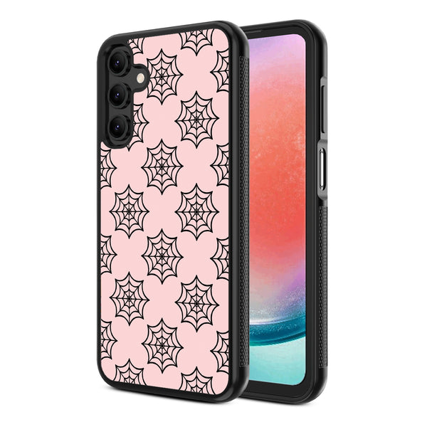 MyBat Design Lab Series Case for Samsung Galaxy A15 5G - Pink Spider Web - MSA155GCSLESM227-2.jpg