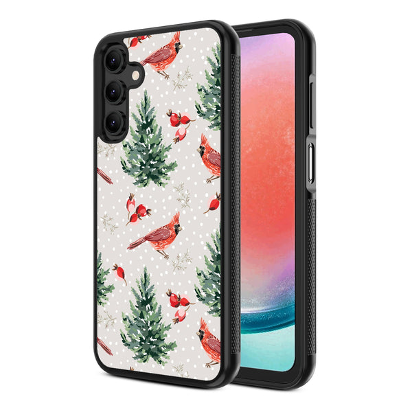 MyBat Design Lab Series Case for Samsung Galaxy A15 5G - Winter Cardinals - MSA155GCSLESM298-2.jpg