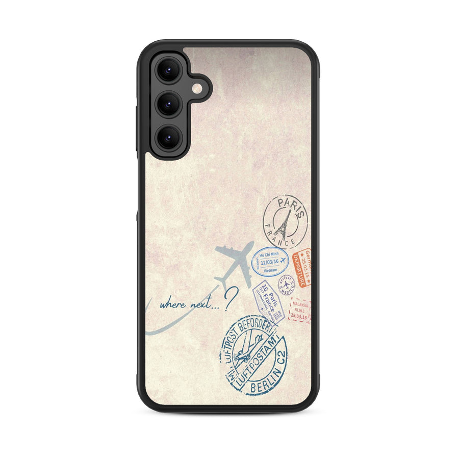 MyBat Design Lab Series Case for Samsung Galaxy A15 5G - Passport Stamps - MSA155GCSLESM371-3.jpg