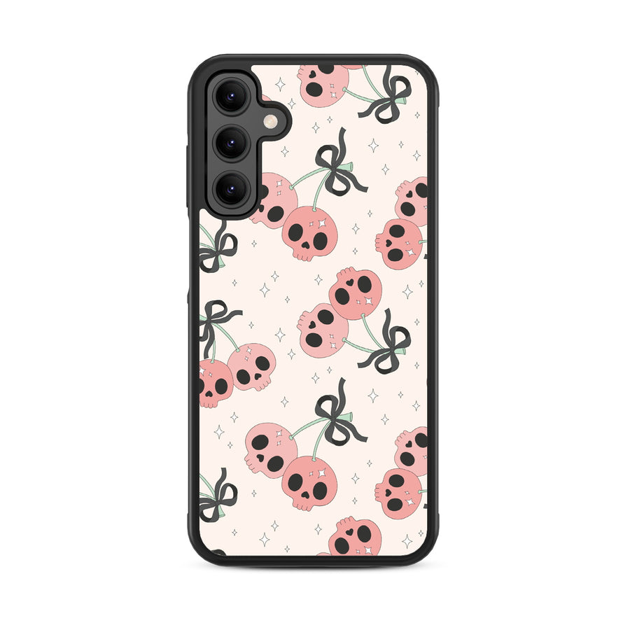 MyBat Design Lab Series Case for Samsung Galaxy A15 5G - Cherry Skulls - MSA155GCSLESM408-3.jpg