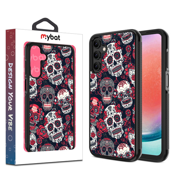 MyBat Design Lab Series Case for Samsung Galaxy A15 5G - Sugar Rose Skulls - MSA155GCSLESM418-1.jpg