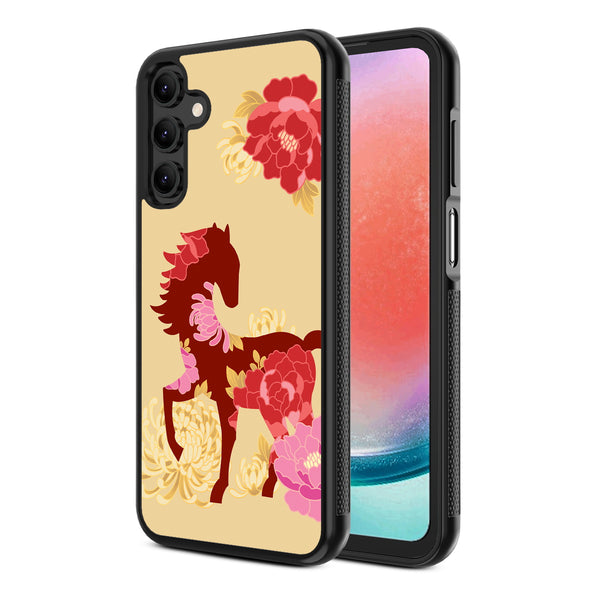 MyBat Design Lab Series Case for Samsung Galaxy A15 5G - Peony Pedigree - MSA155GCSLESM464-2.jpg